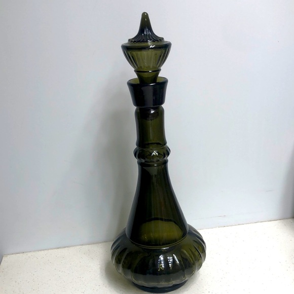 Jim Beam Dining Jim Beam Green Decanter Vintage 964 Genie Bottle